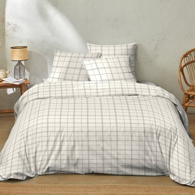Parure housse de couette en coton imprimée, Prades C DESIGN HOME TEXTILE