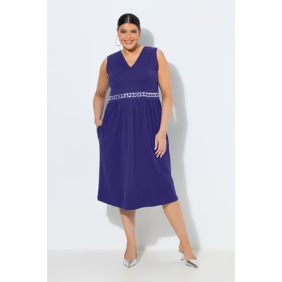 Robe midi sans manches, avec broderies ULLA POPKEN