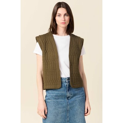 Gilet coton bio femme La Redoute