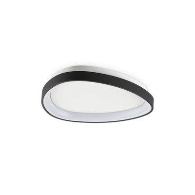 Plafonnier design led Gemini métal noir MILLUMINE
