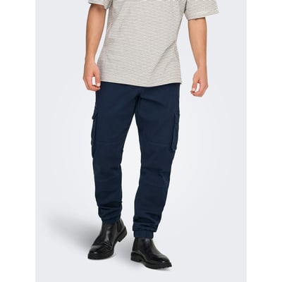 Pantalon cargo en coton Cam ONLY & SONS