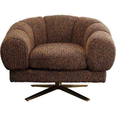 Fauteuil pivotant en polyester tressé, JANNO KARE DESIGN