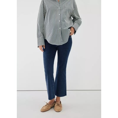 Jean de grossesse flare crop MANGO