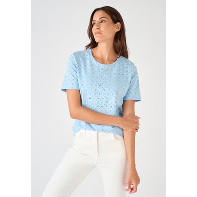 T-shirt maille brodée pur coton DAMART