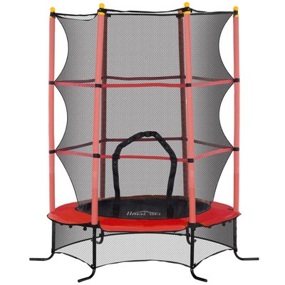 Trampoline enfant Ø1,63 x 1,9H m filet de sécurité couvre-ressorts HOMCOM