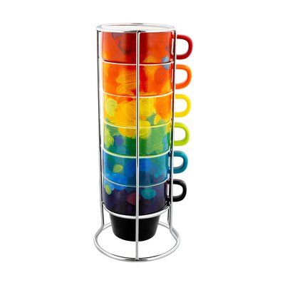 Tour de tasses cappucino  Café cino des artistes PYLONES