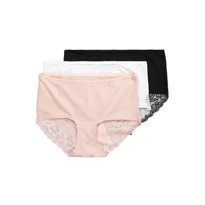 Hipsters, lot de 3, dentelle au dos ULLA POPKEN