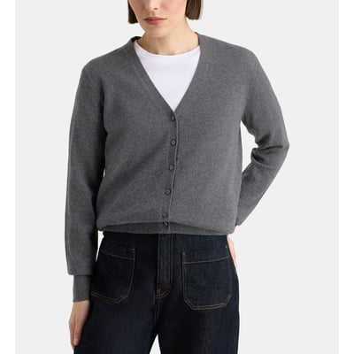 Cardigan droit filao en cachemire GALERIES LAFAYETTE