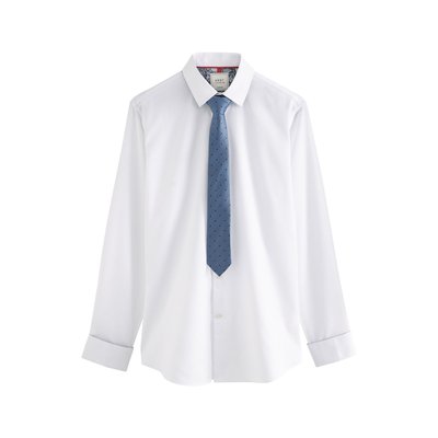 Chemise cravate slim poign double, ensemble NEXT