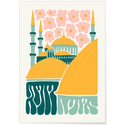 Affiche Istanbul Sainte-Sophie L'AFFICHERIE
