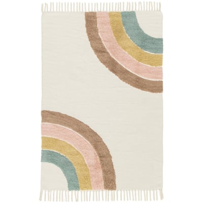 Tapis enfant en coton RAINBOW AFK LIVING
