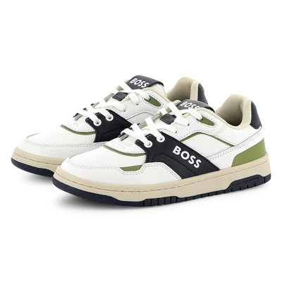 Baskets lacées bimatières BOSS KIDSWEAR