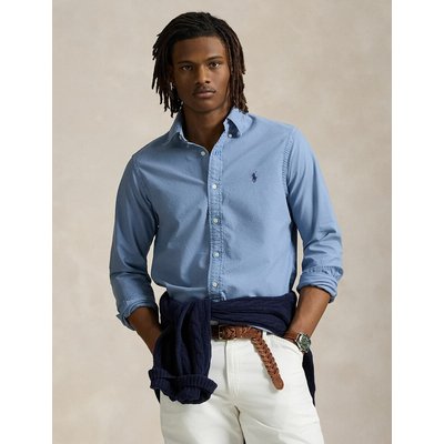 Aansluitend hemd Chino, geborduurd logo POLO RALPH LAUREN