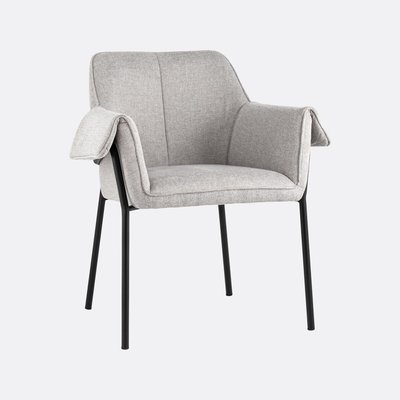 Комплект кресел из рогожки и металла (2 шт.) SO'HOME