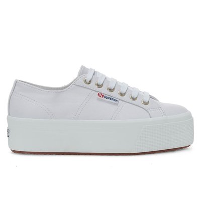Baskets Compensées En Cuir 2790 , Napa SUPERGA