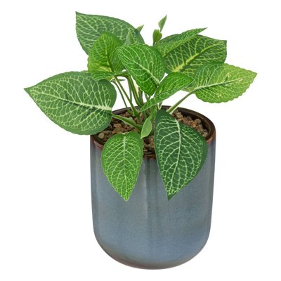 Plante artificielle, pot céramique ATMOSPHERA