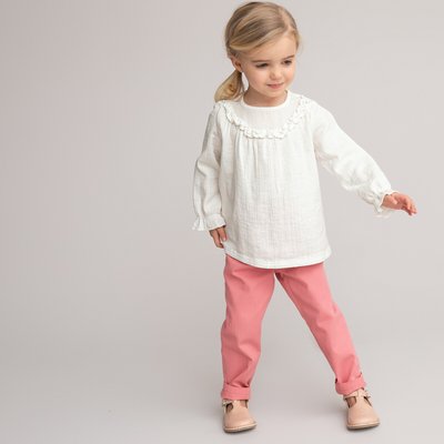 Blouse manches longues gaze de coton LA REDOUTE COLLECTIONS