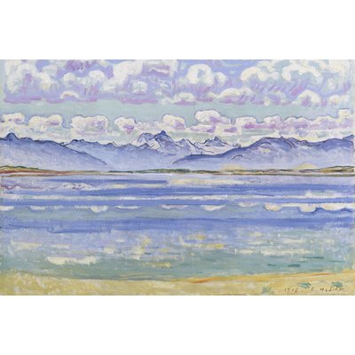 Tableau célèbre Weisshorn de Ferdinand Hodler HEXOA
