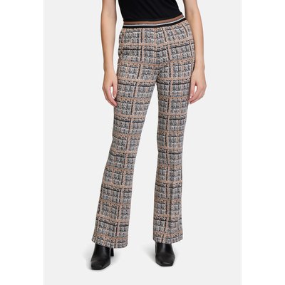 Pantalon à carreaux coupe slim fit BETTY BARCLAY