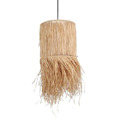 Suspension Lungo raphia franges H60 DECORATIE