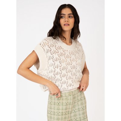 PULL SANS MANCHES AJOURE VAHINE AN'GE