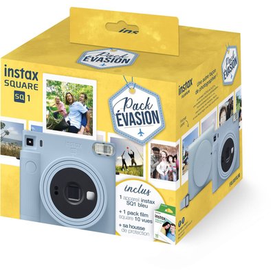 Appareil photo Instantané Pack Evasion SQ1 Bleu FUJIFILM
