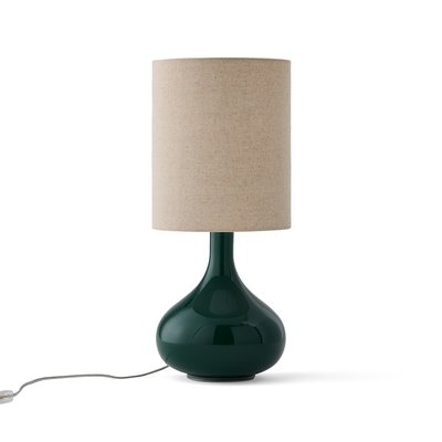 Lampe à poser verre et lin, Juna LA REDOUTE INTERIEURS