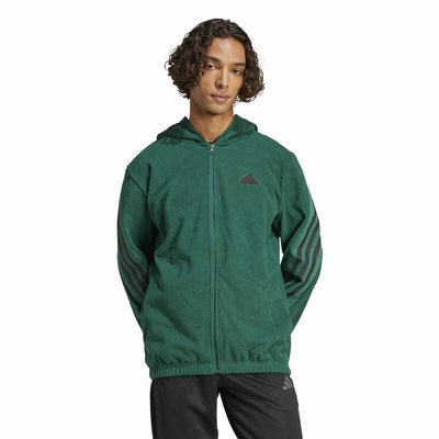 Felpa con cappuccio in pile con 3 bande ADIDAS SPORTSWEAR