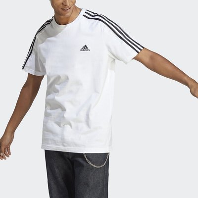 Essentials Cotton 3-Stripes T-Shirt in Jersey Cotton ADIDAS SPORTSWEAR