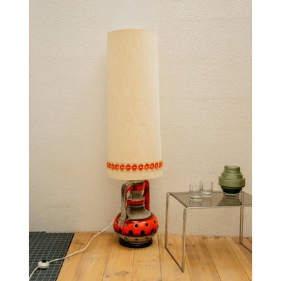 Grande lampe élégante et raffinée Julia N°1113 - Bon état DEBONGOUT