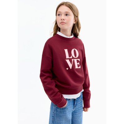 Sweat-shirt message Love MANGO KIDS