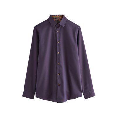 Chemise à bordures coupe droite NEXT