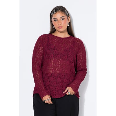 T-shirt en dentelle, coupe ajustée STUDIO UNTOLD