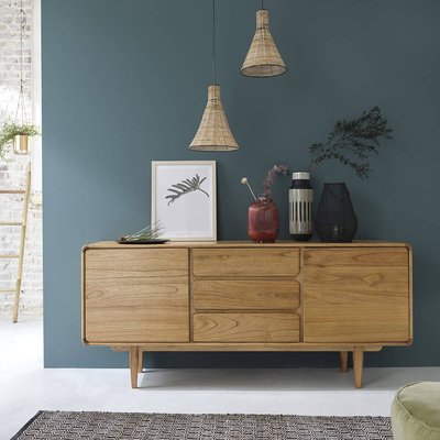 Commode en mindi massif 180 cm LISON BERAH GETAH
