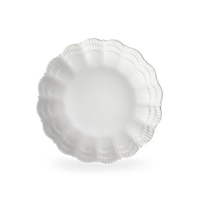 Coffret 6 assiettes à pain - CORAIL BLANC MEDARD DE NOBLAT