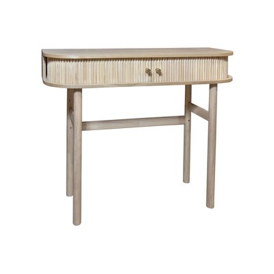Console en bois clair avec portes coulissantes, HECTOR NOW'S HOME