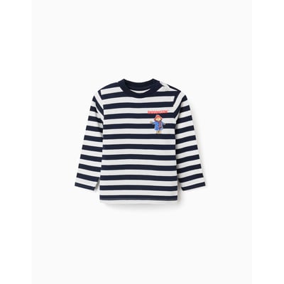 T-shirt à manches longues à rayures avec Paddington ZIPPY