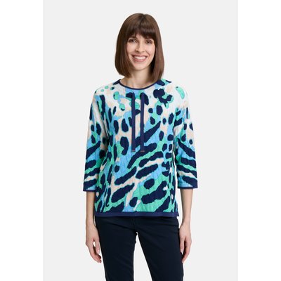Pull-over en fine maille à imprimé léopard BETTY BARCLAY