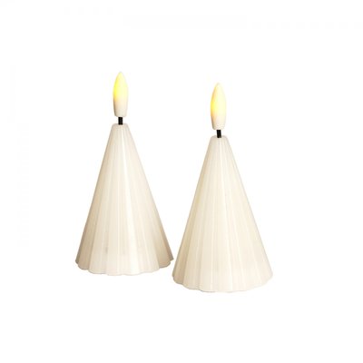 Lot de 2 bougies LED Laura SIRIUS