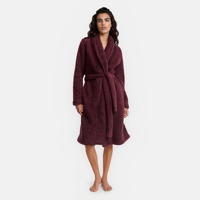 Vestaglia in pile, collo a scialle LA REDOUTE COLLECTIONS