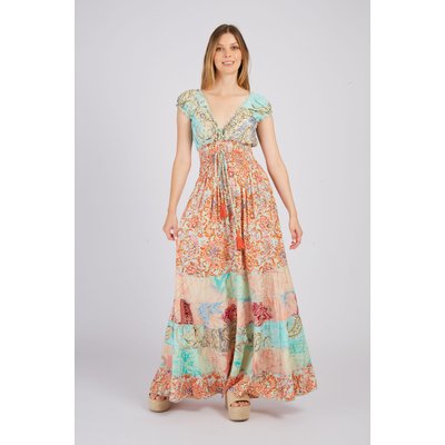 Robe longue imprimée PETREL DERHY