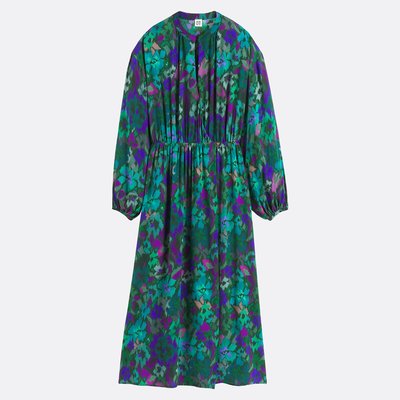 Robe évasée, longue, manches longues LA REDOUTE COLLECTIONS