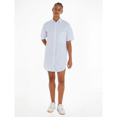 Vestido estilo camisa, às riscas TOMMY JEANS