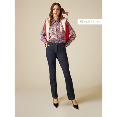 Jeans en denim de coton stretch OLTRE