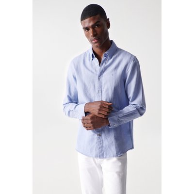 CHEMISE EN LIN MÉLANGÉ SALSA JEANS
