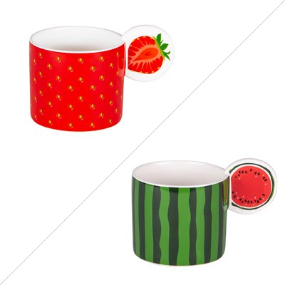Mug   35 cl (lot de 2)-FRUITISSIMO TABLE PASSION