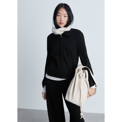 Veste cintrée zippée MANGO