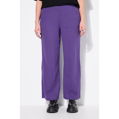 Pantalon en mousseline à jambes larges et STUDIO UNTOLD