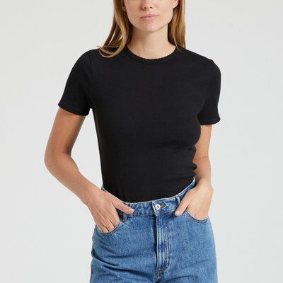 T-Shirt L'iconique, runder Ausschnitt, Hohlsaum PETIT BATEAU