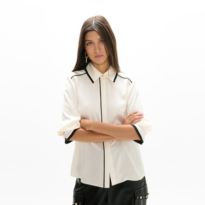 Chemise bicolore manches longues LOLA CASADEMUNT